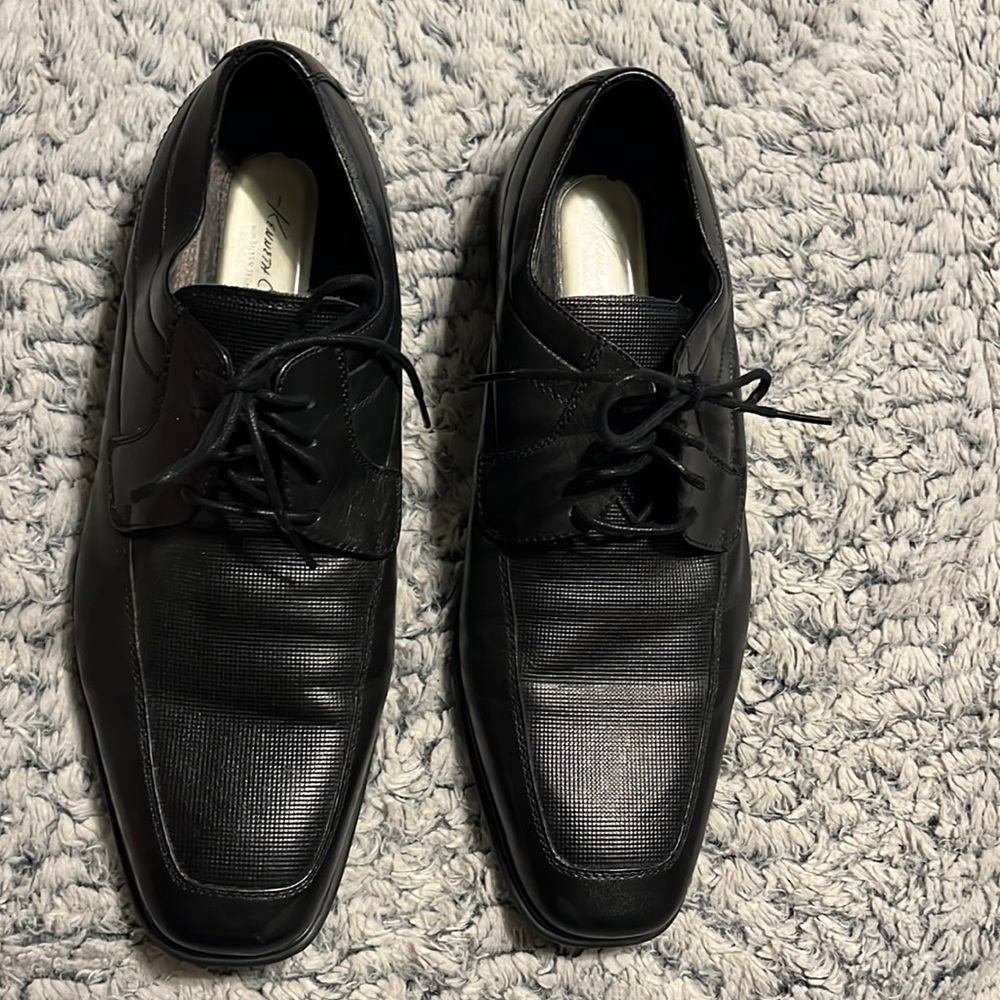 Kenneth Cole New York Mens Dress Shoes w/ Silver Tech Public Meeting 8.5 Leather